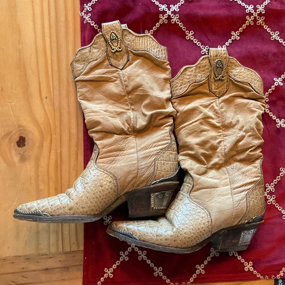 Zodiac cowboy boots, size 5 1/2 EUC - Picture 2 of 11